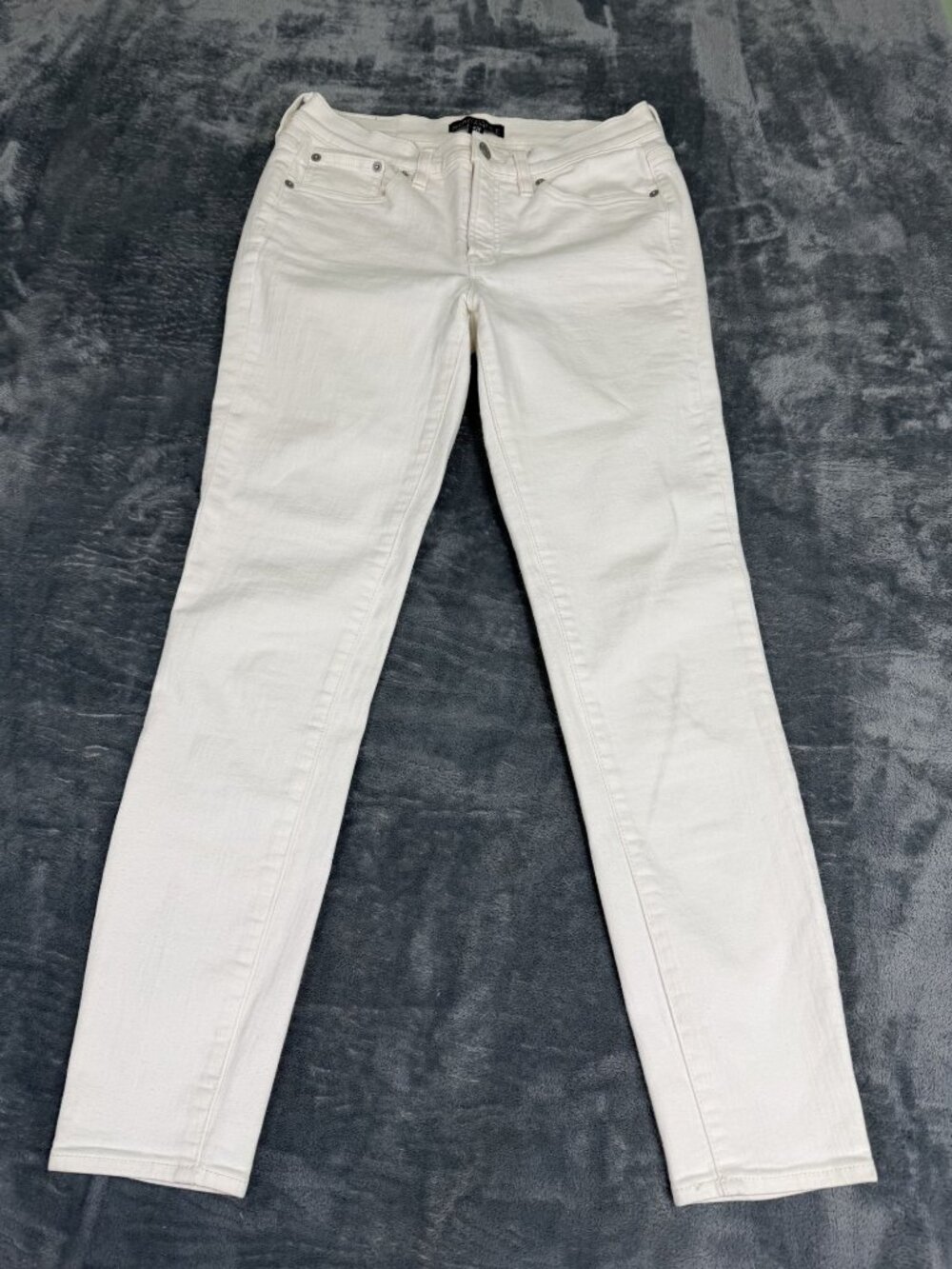 J.Crew Mercantile Womens White Skinny Jeans Size 28x28